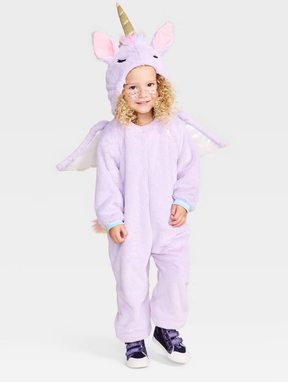 Toddler Unicorn Costume with Wings and Hood